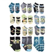 Wholesale - THE MANDALORIAN 12-DAYS OF SOCKS BOX SET SIZE 6-8 C/P 12